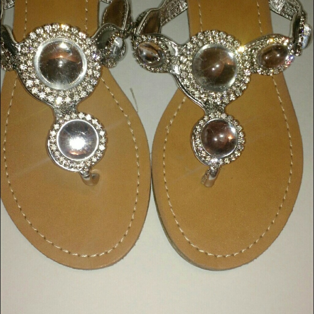 RHINESTONE SANDALS
